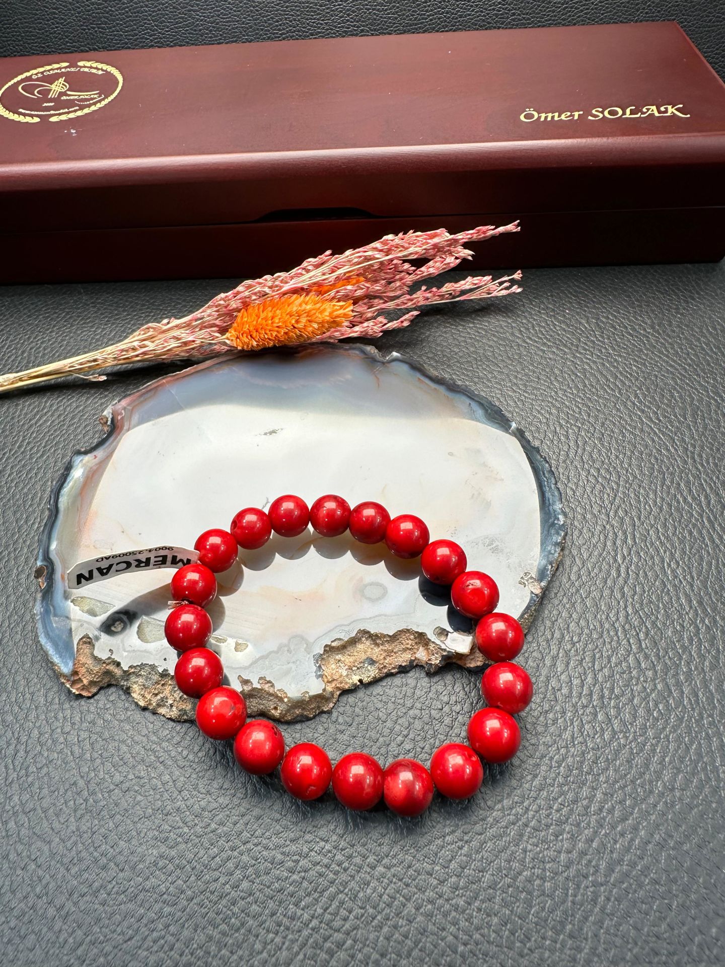 Mercan Doğal Taş Bileklik