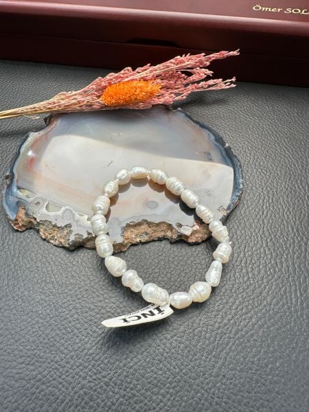 İnci Doğal Taş Bileklik