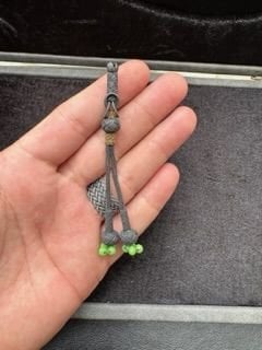 Yeşil Renk Taşlı Trabzon Kazaz Püskül