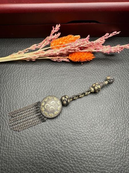 Özel Tasarım Rodajlı Gümüş Püskül