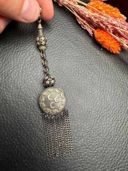 Özel Tasarım Rodajlı Gümüş Püskül