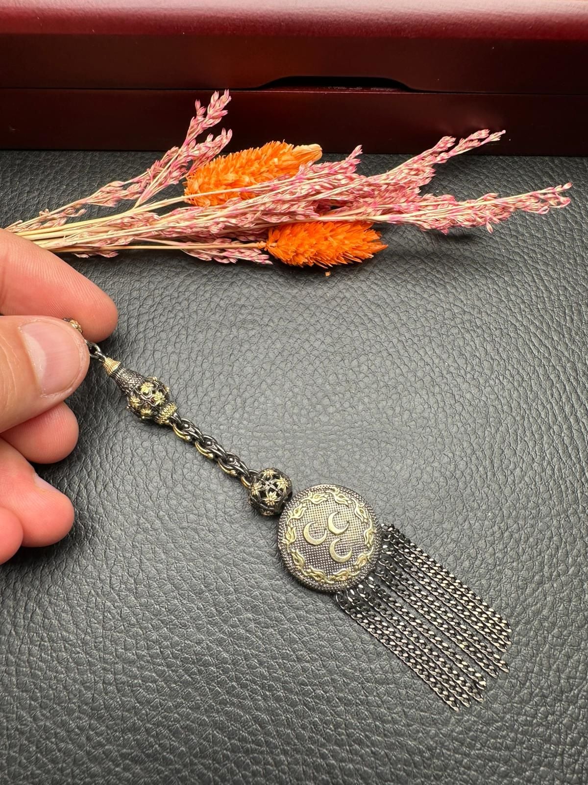 Özel Tasarım Rodajlı Gümüş Püskül