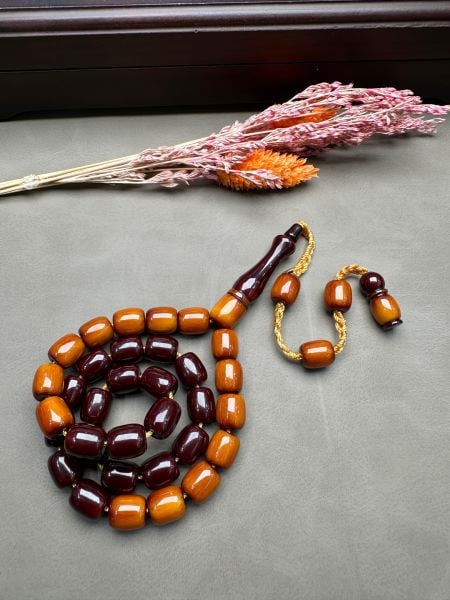 Kapsül Model Sıkma Kehribar Tesbih