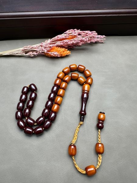 Kapsül Model Sıkma Kehribar Tesbih