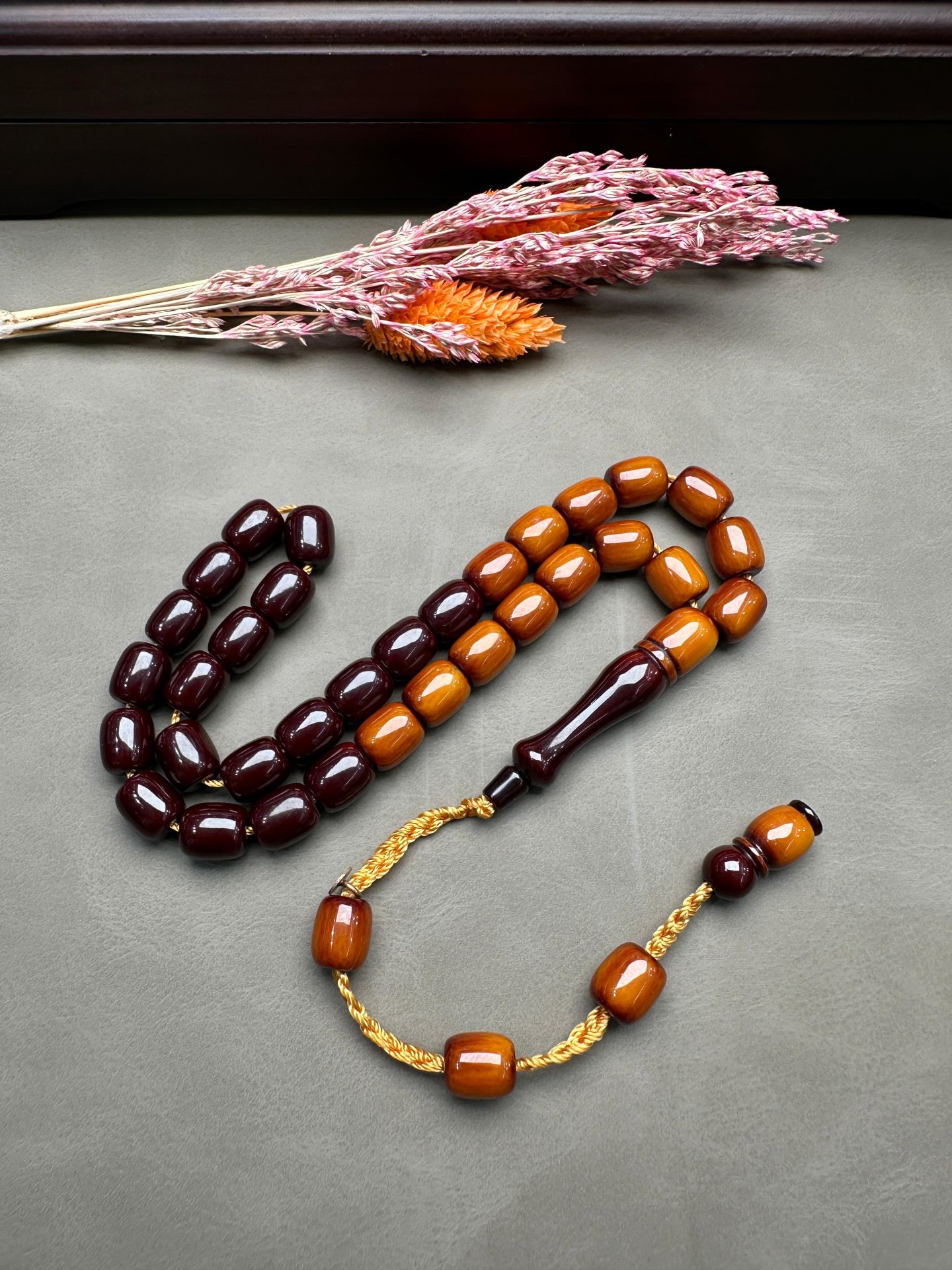 Kapsül Model Sıkma Kehribar Tesbih