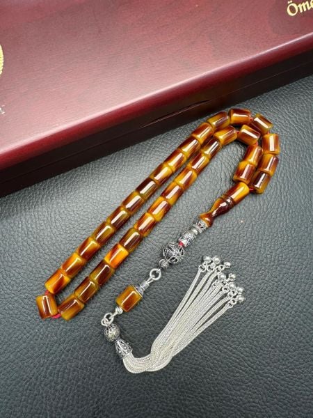 Yakup Kara Çubuk Sıkma Kehribar Tesbih