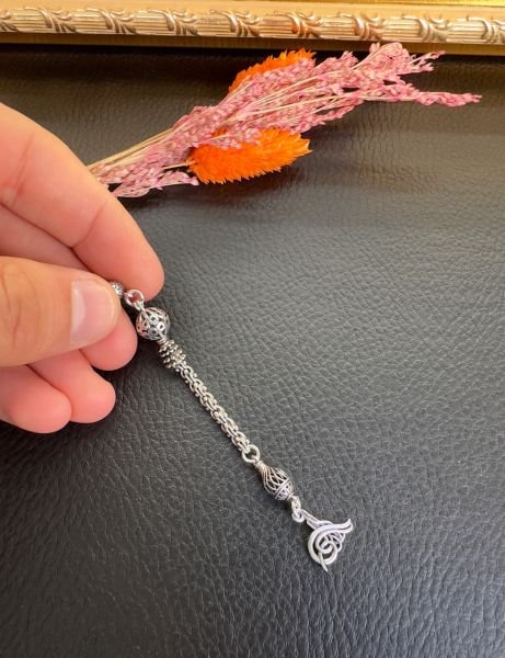 Özel Tasarım Tekli Gümüş Püskül