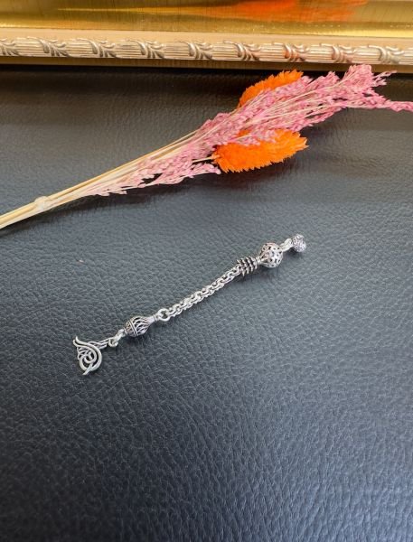 Özel Tasarım Tekli Gümüş Püskül