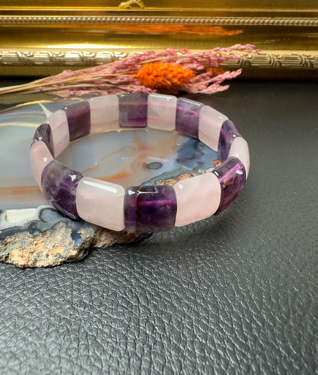 Ametist Taşı Doğal Taş Bileklik