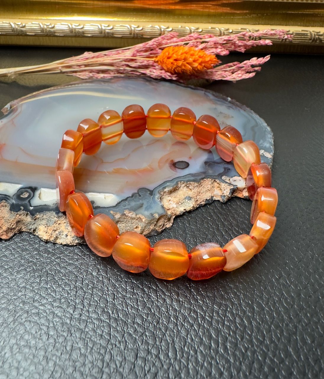 Akik Taşı Doğal Taş Bileklik