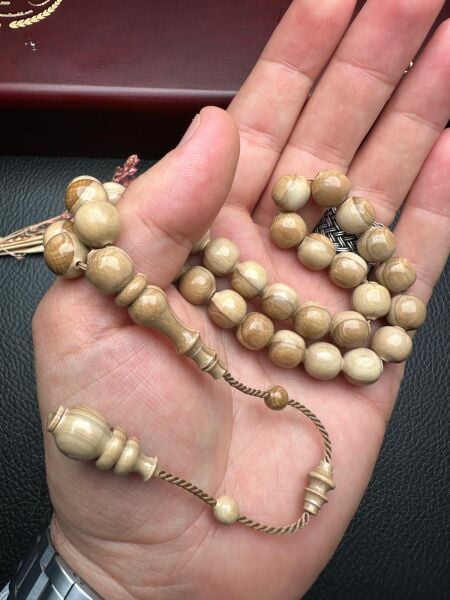 Umut Dinç Usta İşi Sistemli Mamut Dişi Tesbih