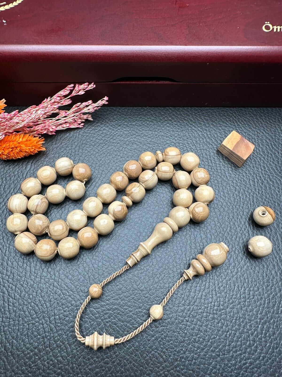 Umut Dinç Usta İşi Sistemli Mamut Dişi Tesbih