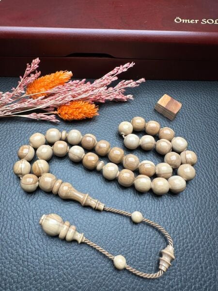 Umut Dinç Usta İşi Sistemli Mamut Dişi Tesbih