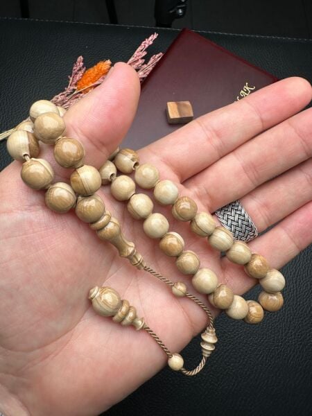 Umut Dinç Usta İşi Sistemli Mamut Dişi Tesbih