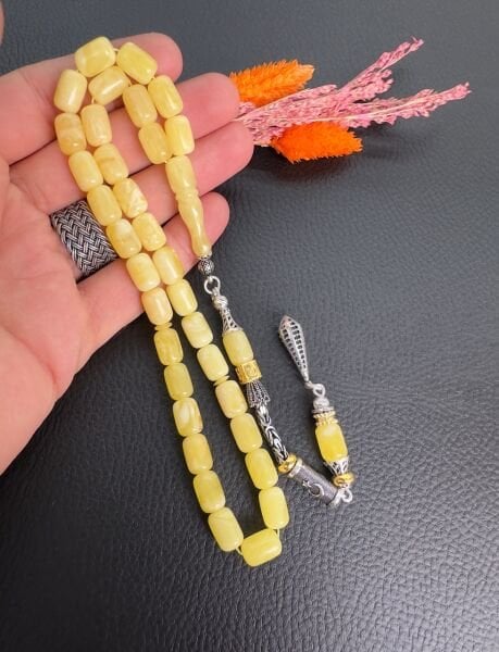 Kapsül Model Rus Kaya Damla Kehribar Tesbih