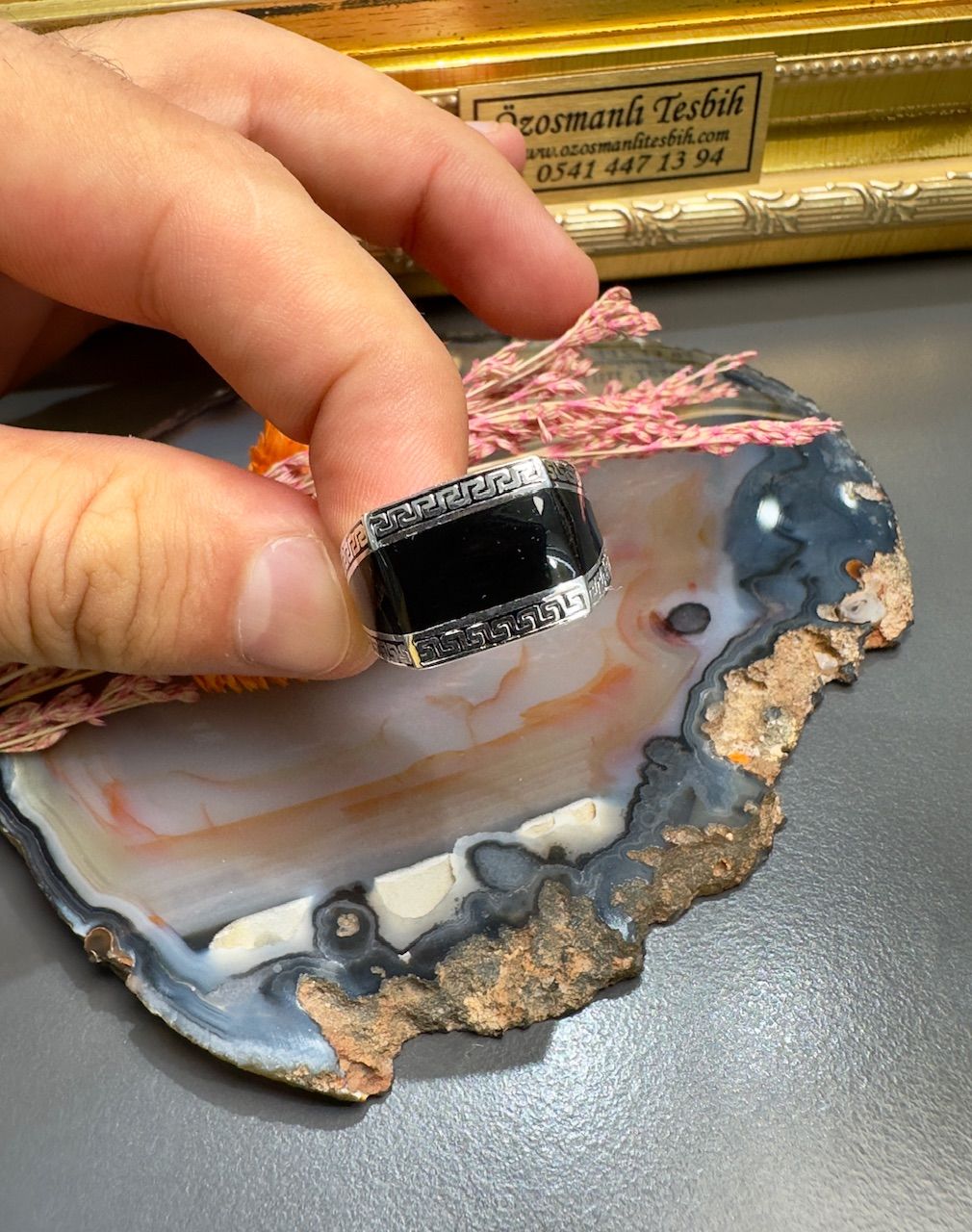 Özel Tasarım Erkek Gümüş Yüzük