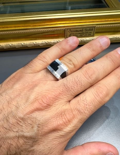 Özel Tasarım Erkek Gümüş Yüzük