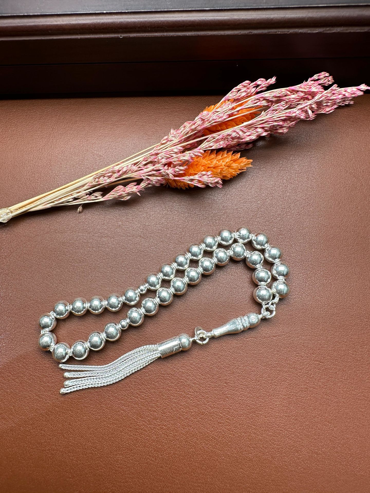 Küre Model Gümüş Tesbih