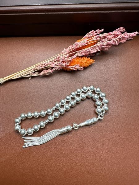 Küre Model Gümüş Tesbih