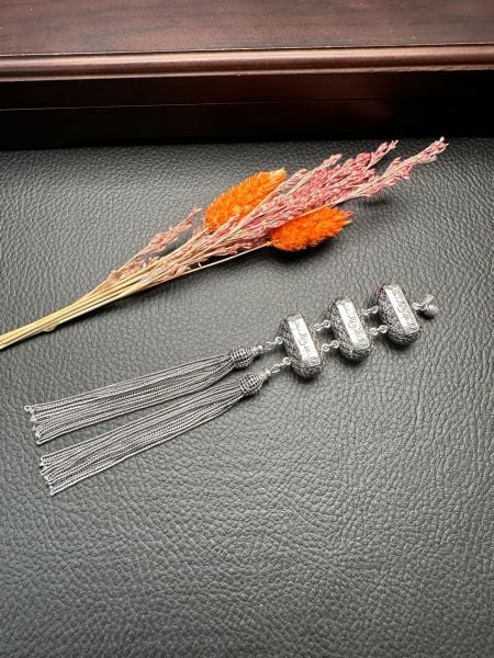 Özel Tasarım Gümüş Püskül