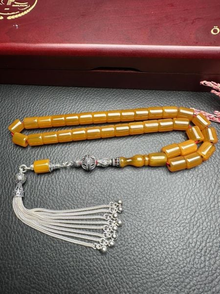 Yakup Kara Çubuk Sıkma Kehribar Tesbih