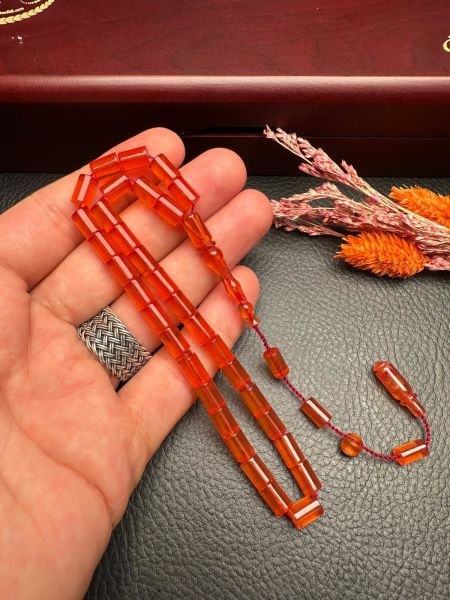 Küçük Boy Zar Kehribar Tesbih