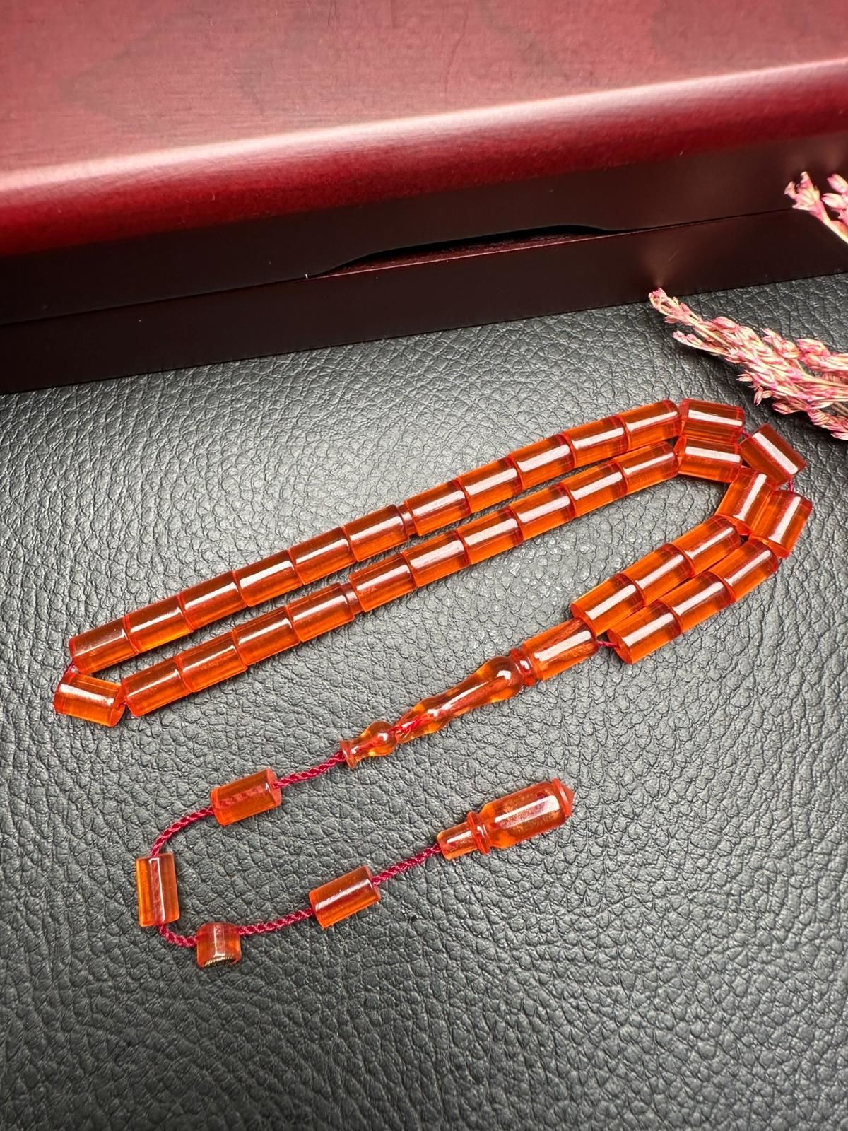 Küçük Boy Zar Kehribar Tesbih