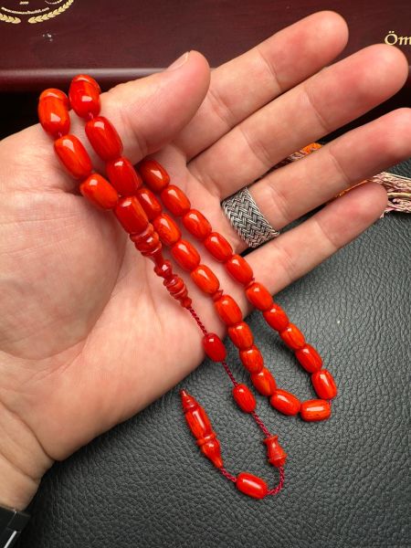 Kapsül Model  Sıkma Kehribar Tesbih