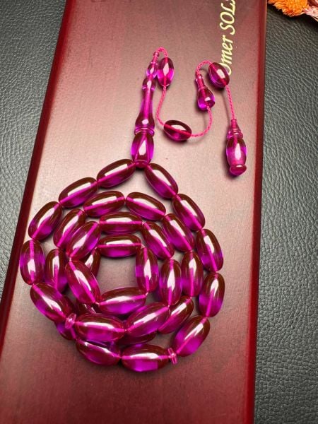 Kapsül Model Ateş  Kehribar Tesbih