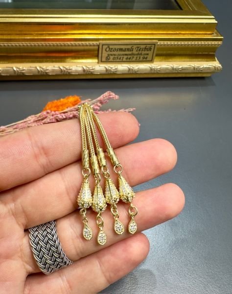 Özel Tasarım Diamond Gümüş Püskül