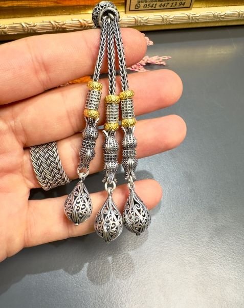 Özel Tasarım Gümüş Püskül