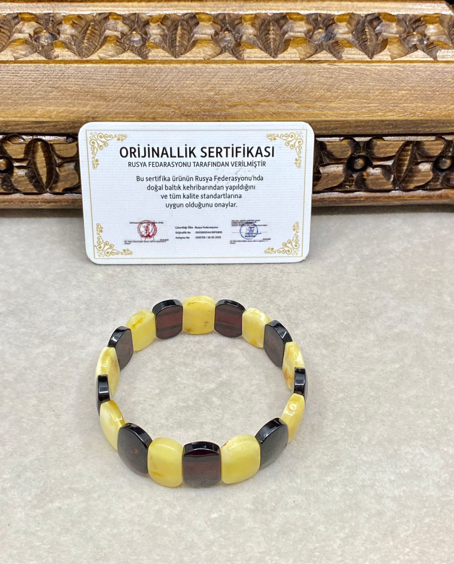 Baltık Damla Kehribar Yetişkin Bileklik