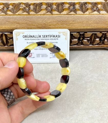 Baltık Damla Kehribar Yetişkin Bileklik