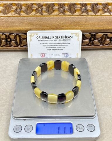 Baltık Damla Kehribar Yetişkin Bileklik