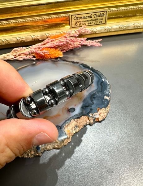 Hematit Taşı Doğal Taş Bileklik