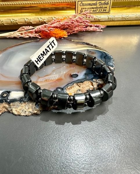Hematit Taşı Doğal Taş Bileklik