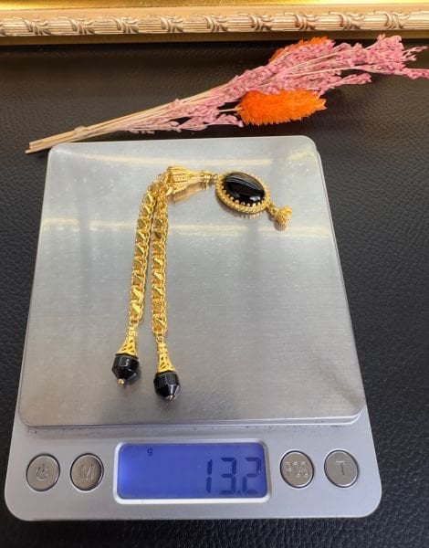 Özel Tasarım Altın Yaldız Kaplama Gümüş Püskül