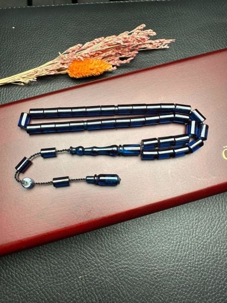 Küçük Boy Kesme  Model  Ateş Kehribar Tesbih