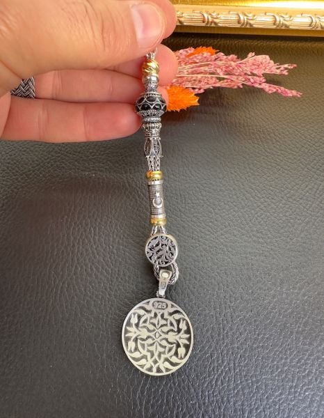 Özel Tasarım Tekli Gümüş Püskül