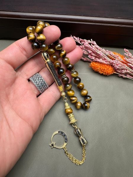 Küre Model Kaplangözü Doğal Taş Tesbih