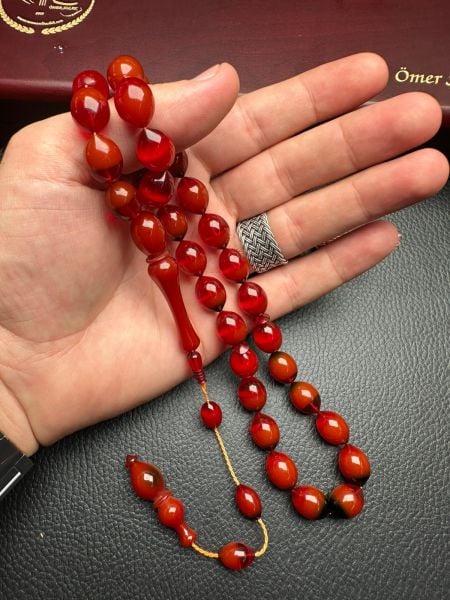 Kapsül Model  Sıkma Kehribar Tesbih