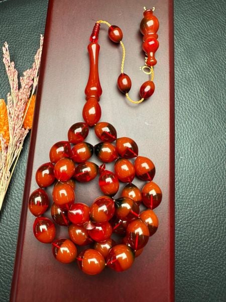 Kapsül Model  Sıkma Kehribar Tesbih