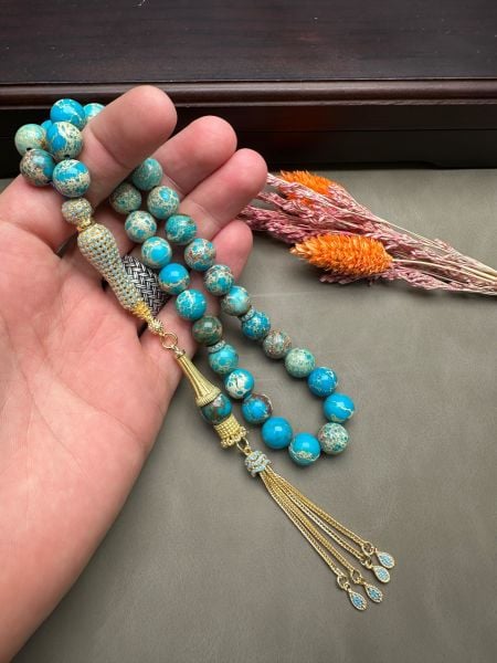 Küre Model Varisit Doğal Taş Tesbih