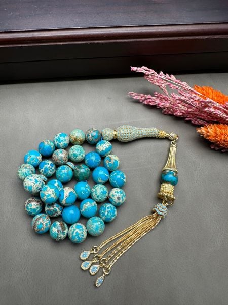 Küre Model Varisit Doğal Taş Tesbih