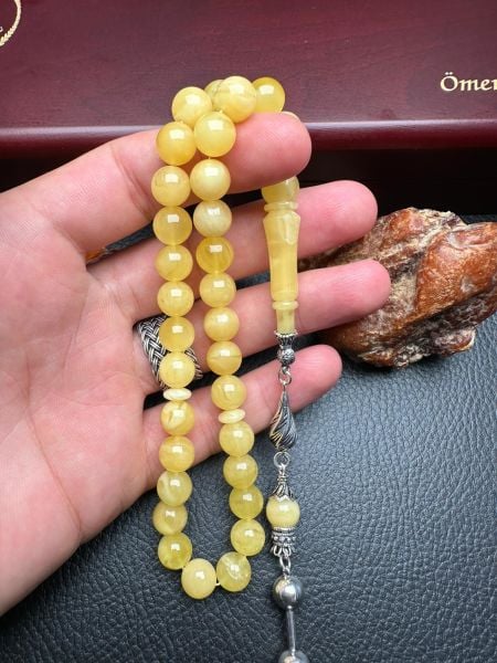 Rus Kaya Damla Kehribar Tesbih