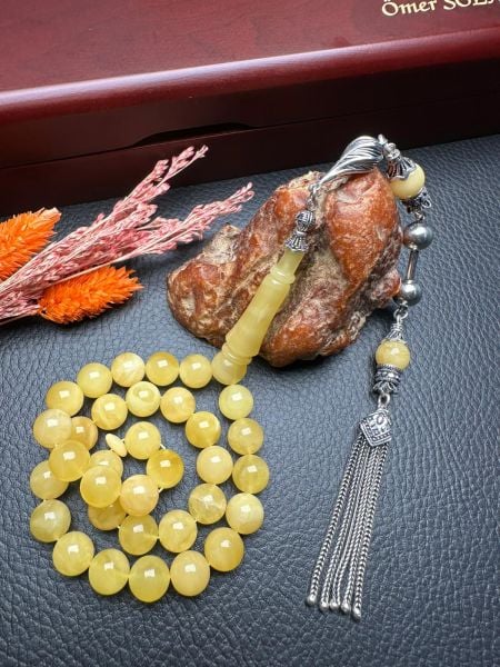 Rus Kaya Damla Kehribar Tesbih