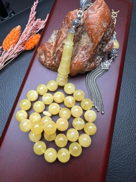 Rus Kaya Damla Kehribar Tesbih