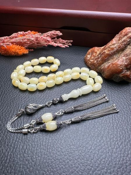 Rus Kaya Damla Kehribar Tesbih