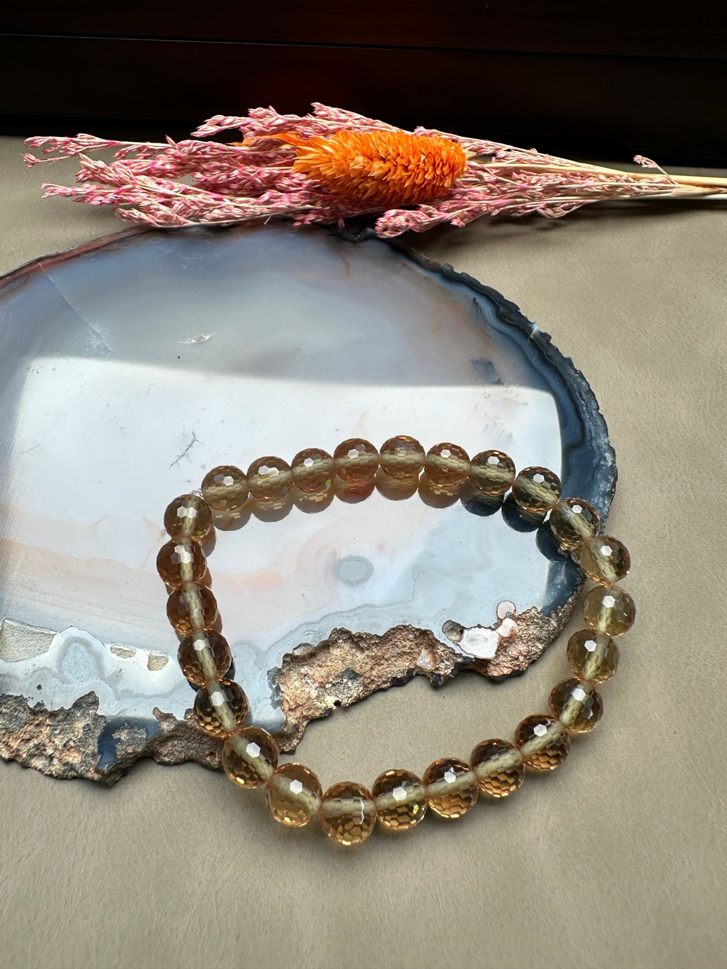 Zultanit Doğal Taş Bileklik