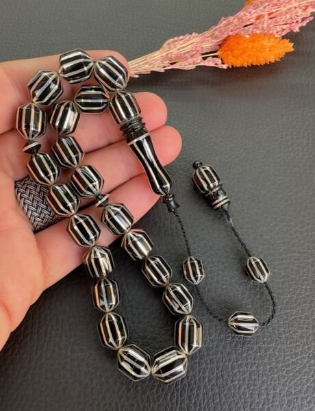 Uçlu Kapsül Model Maskot Boy Yarma Gümüş İşleme Erzurum Oltu Tesbih